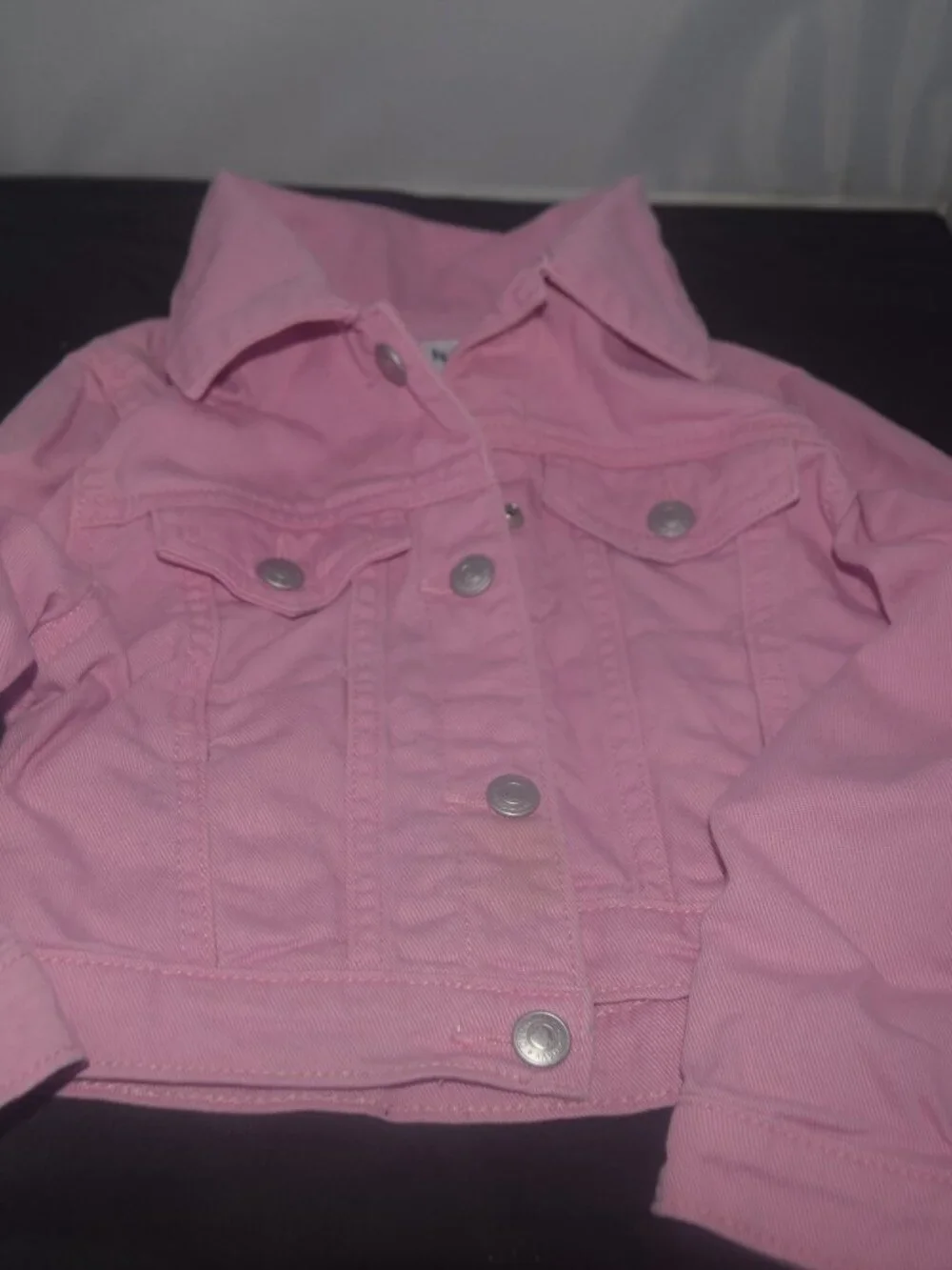Old Navy Classic Pink Denim Trucker Jacket Size 5T